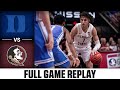 Duke vs florida state full game replay  202324 acc mens basketball