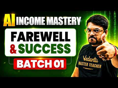 AI Income Mastery Batch 01 Farewell 🎓 | Success Stories That Will Inspire You ❤️ | Harsh sir