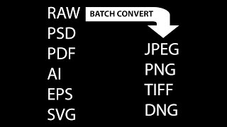 Batch Convert and Resize Images From Adobe Bridge