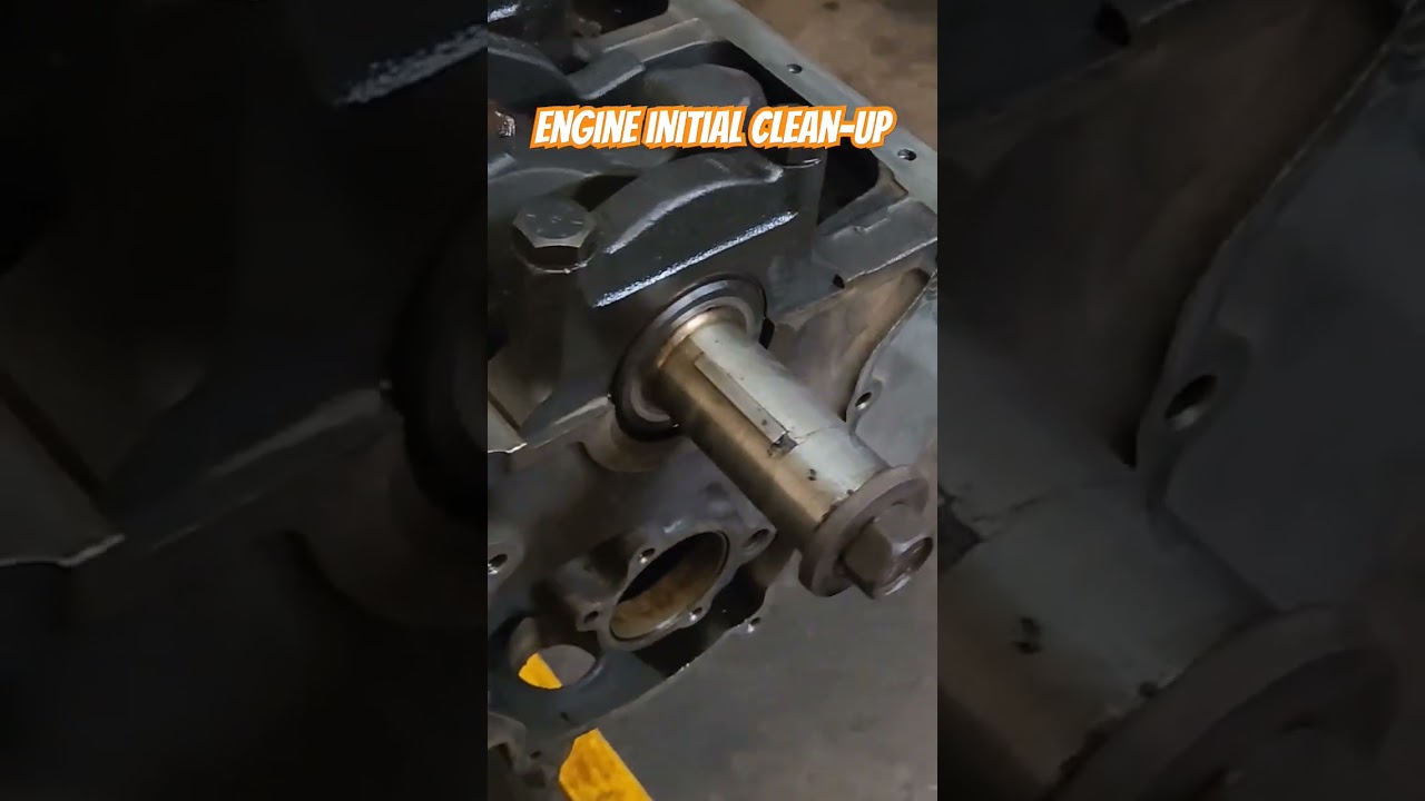 ENGINE REBUILD - INITIAL CLEAN UP 