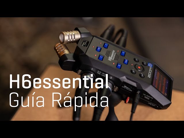 Zoom H6essential, Guía Rápida