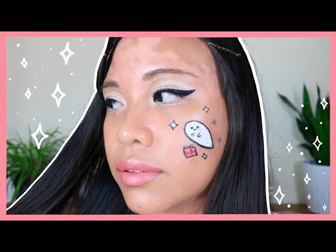cute halloween christmas ghost makeup tutorial I kriziabel