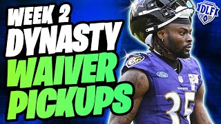 11 MUST ADD Week 2 Waiver Wire Pickups Dynasty Fantasy Football 2023 Puka Nacua More