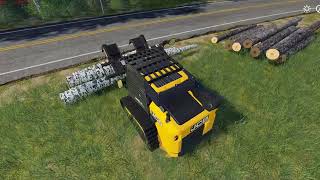 Farming Simulator 19 Clearing Trees For New Home pt 2