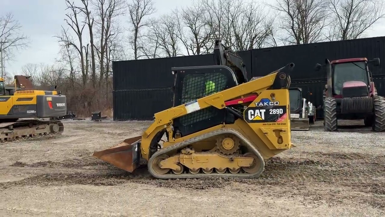 801172 Caterpillar 289D Compact Track Loader MCGREW AUCTION