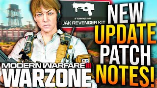 WARZONE: Full NEW UPDATE PATCH NOTES & Gameplay Changes! (MW3 New Update)