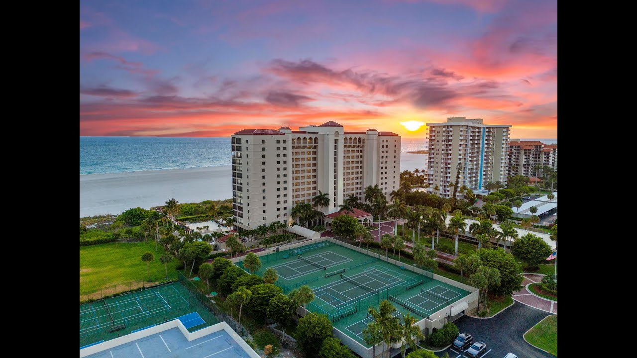 Gulf-Front Condo Mediterranean Charm & Stunning Sunsets | 100 N Collier Blvd 507 Walkthrough