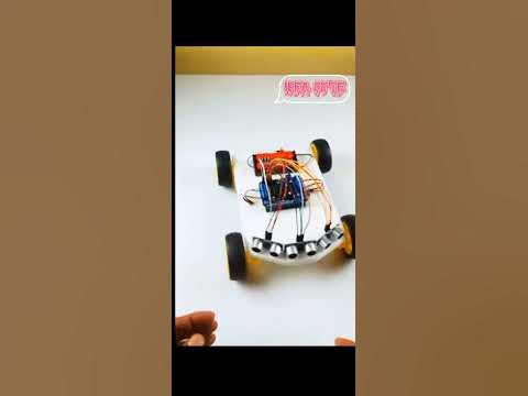 self driving car using ultrasonic sensor and arduino|| #electronics # ...