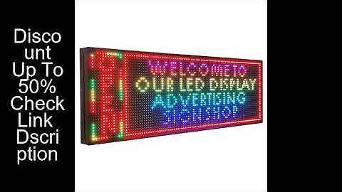 High-brightness Outdoor LED Signboard 7-color LED Electric Bulletin Moving Shining LED Message Board