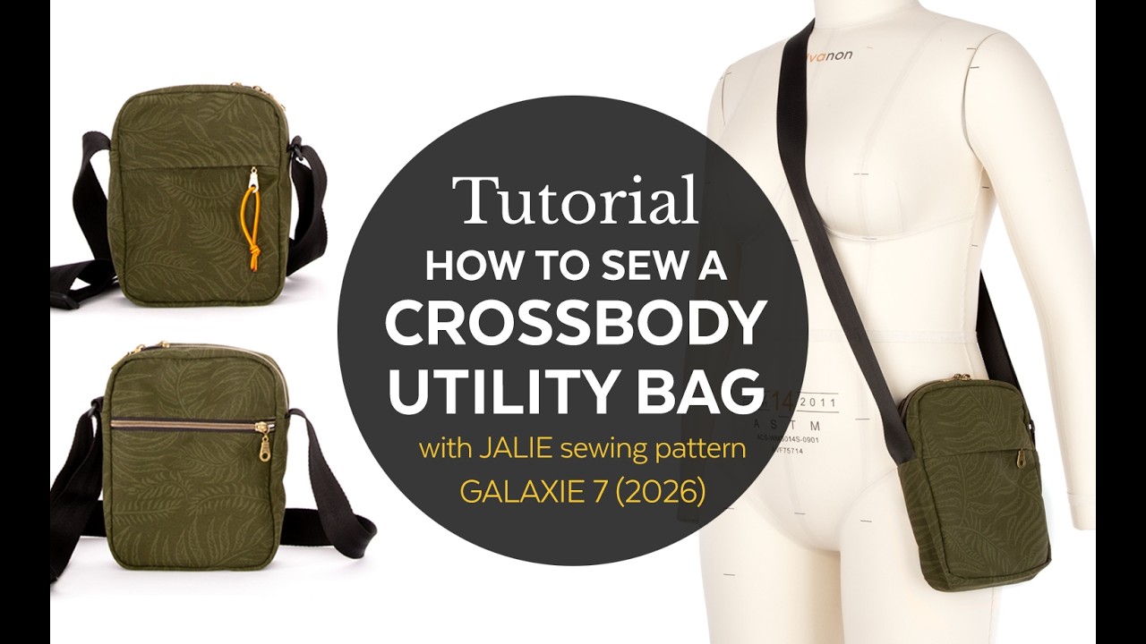 2026 // How to sew a Utility Crossbody Bag / Video tutorial – Jalie