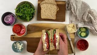 Panera Mediterranean Veggie Sandwich (Copycat Recipe)