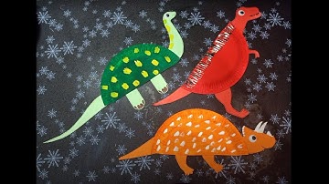 GET SMART PLUS 4 | YEAR 4 | MODULE 8: AMAZING ANIMALS | LANGUAGE ART | DINOSAURS PAPER PLATE CUTTING