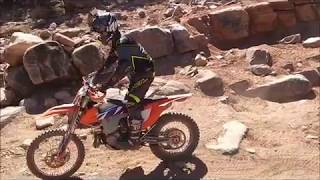 Helldorado Moab - Dirt Bikes - Up and Down with Crashes