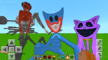 Poppy Playtime Chapter 3 SMILING CRITTERS ADDON UPDATE in MINECRAFT PE