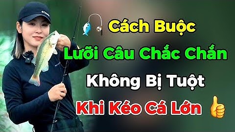 🎣 Cách Buộc Lưỡi Câu Chắc Chắn, Không Tuột Khi Kéo Cá Lớn | Câu Cá 24H