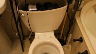 Pressure Assist Toilet Installation