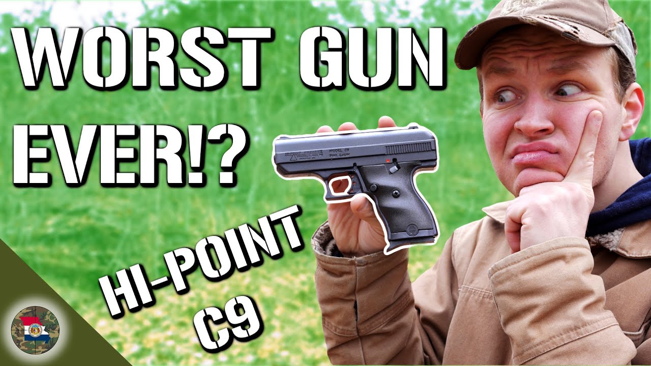 Is This The Worst Gun Ever The Hi Point C9 YouTube hi-point-c-9-9mm-high-impact-polymer-pistol-with-fde-frame-sportsman