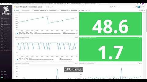 Datadog Mule® Integration - Infrastructure Dashboard Overview
