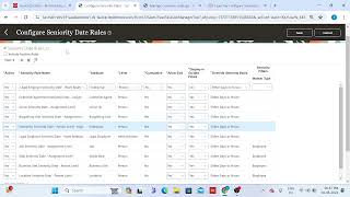 Oracle Fusion HCM | Seniority Dates