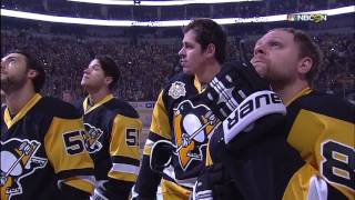 Penguins raise Stanley Cup banner | Game 1 screenshot 2