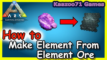 How to Craft Element from Element Ore in Ark 💥