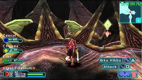 PPSSPP 1.0.1 - Phantasy Star Portable 2