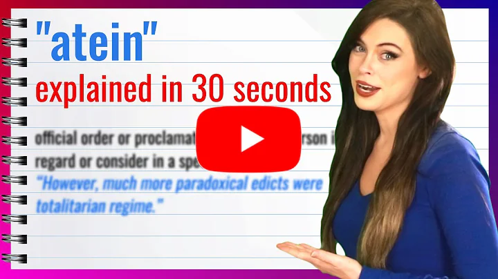 Define atein? 🧐: Origins and Usage Explained