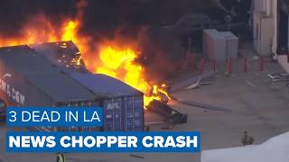 NBC4 Los Angeles news helicopter crash kills 3, including anchor Elena Moreno