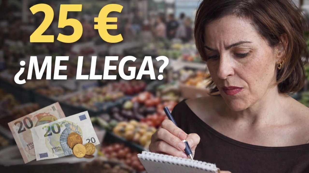 Organizar la compra con 25 € | Sumas y restas en el mercadillo