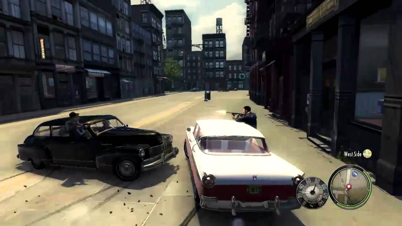 Mafia II(2)-Chasing Car and Taking out Don Clemente in 2 minutes (720p HD)