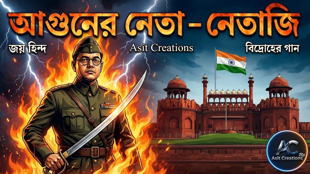 Aguner Neta Netaji | Subhas Chandra Bose | Azad Hind | Bengali Rock Patriotic Song