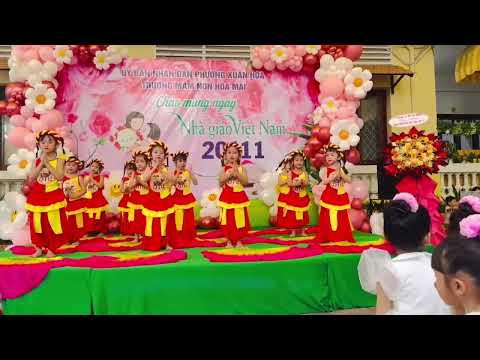 Trường Mầm non Hoa Mai - Múa giai điệu Việt Nam - Lớp 4A
