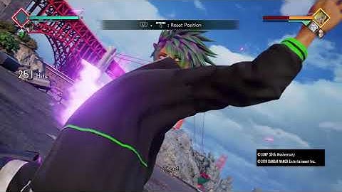 OVER 500 HITS HIGHEST COMBO FOR CAC IN JUMP FORCE OVER 6 BARS
