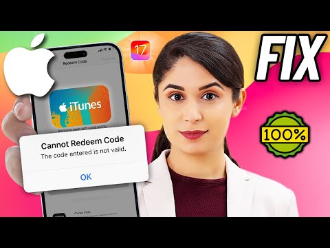 Fix Redeem iTunes gift card not working on App Store iOS 17 | Apple Gift Card Not Working