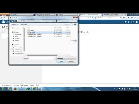 วิธีแนบไฟล์อีเมล์ outlook