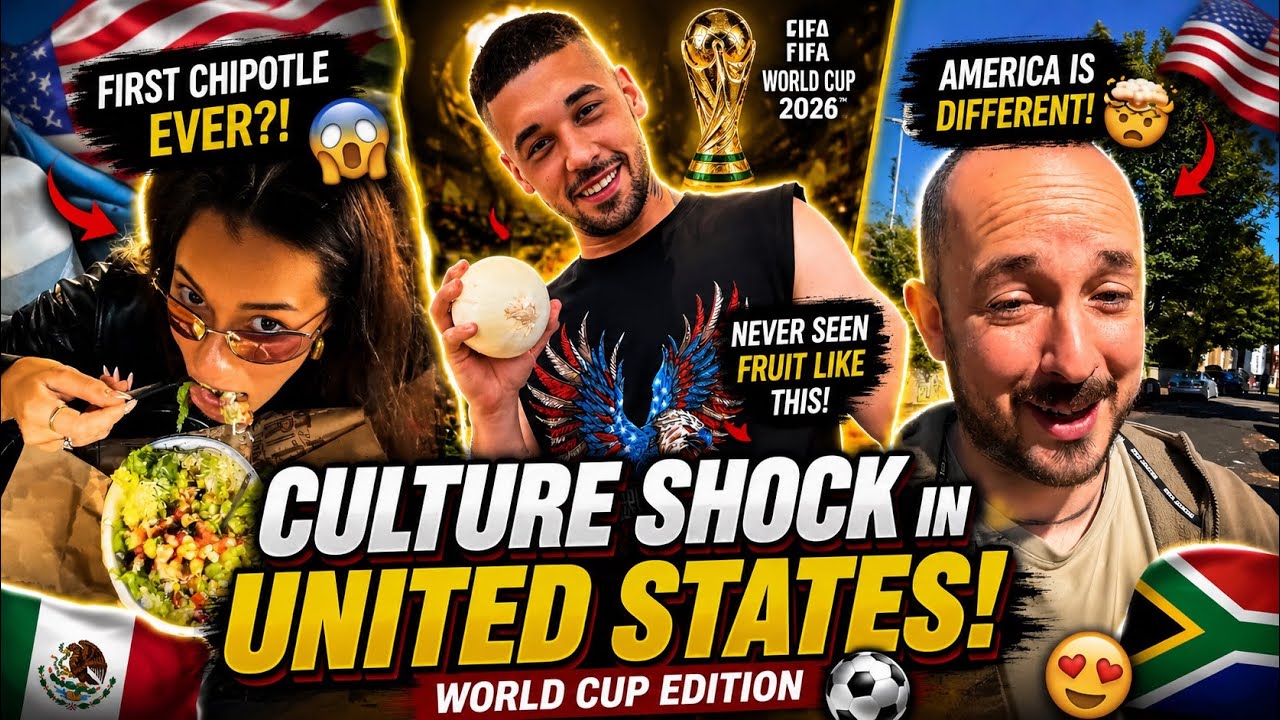 Fans visiting U.S. for FIFA World Cup have hilarious reactions to American culture