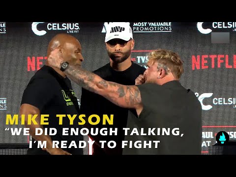 Mike Tyson Vs Jake Paul FACE-OFF | Second Press Conference