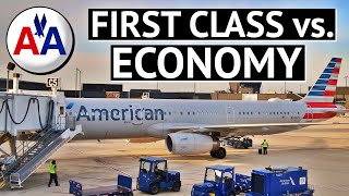 American A321 First Class vs Economy