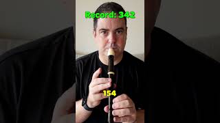 How many notes with 1 breath 3rd attempt