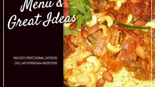 Customize Menu & Great Ideas