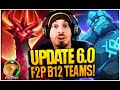Update 6.0 is Here! All B12 Dungeons with SUPER F2P Team (Summoners War)