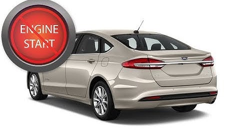 Open and Start a Ford Fusion Hybrid, 2017 and up, with a dead key fob battery.