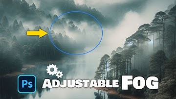 How to create Adjustable FOG! Photoshop Tutorial for Beginners and Pros