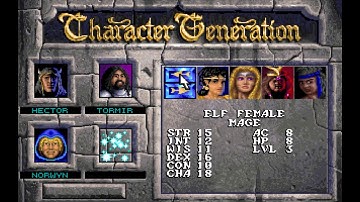 Eye of the Beholder Longplay - 001 - Intro & Character Creation