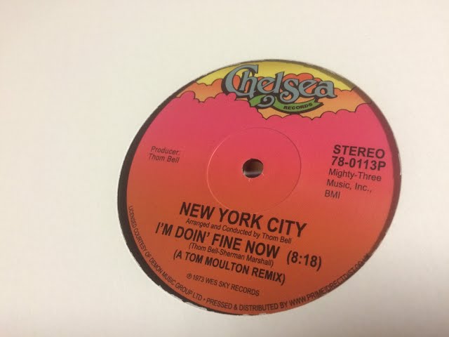 I'm Doin' Fine Now (A Tom Moulton Mix) ~ New York City - YouTube