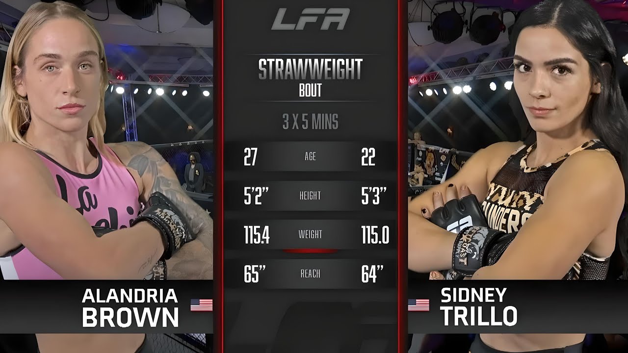 Сид «Вишес» Трилло против Аландрии Браун | Полный бой | Бои LFA