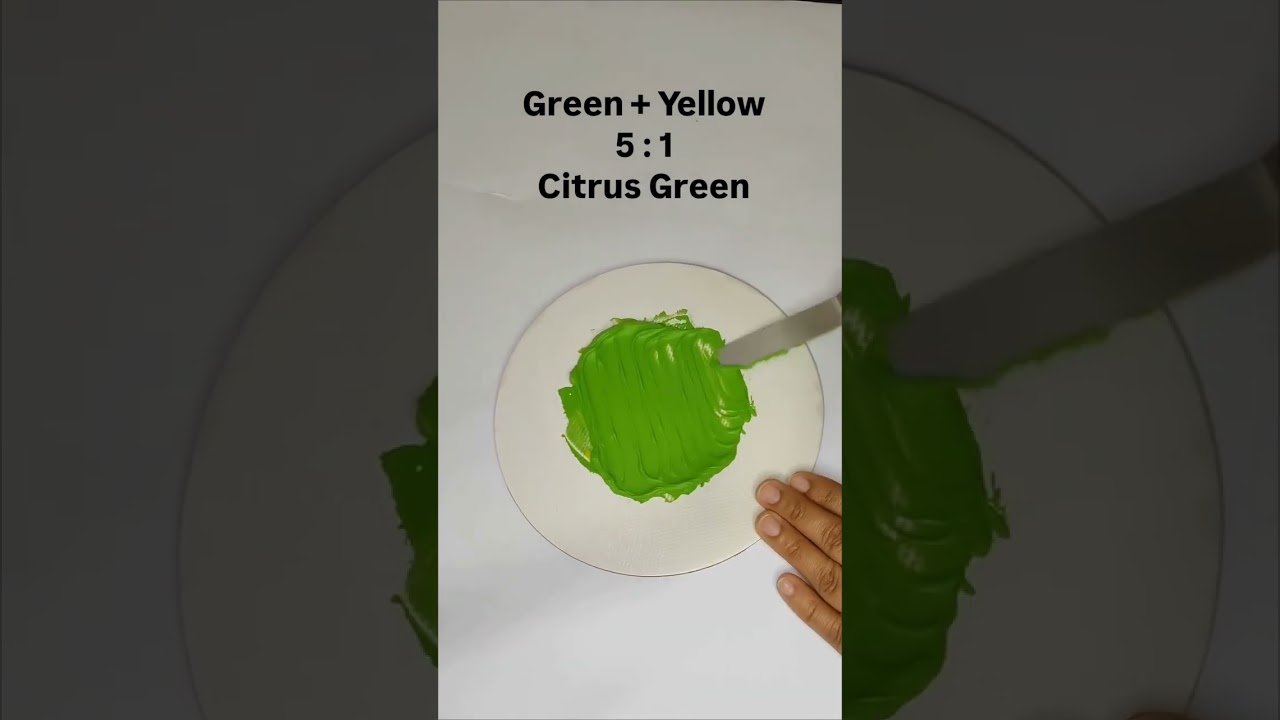 Citrus Colour mixing 💛💚🧡 