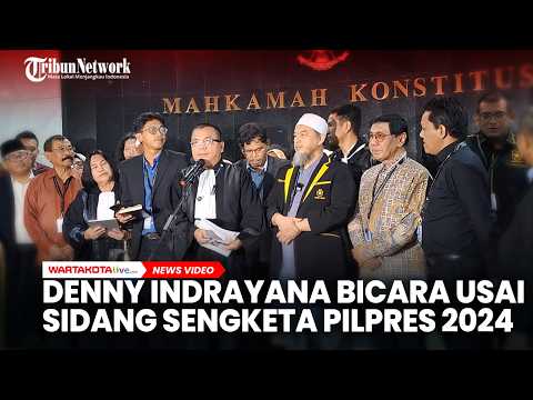 Denny Indrayana Bicara Usai Sidang Terkait Sengketa Pilpres 2024