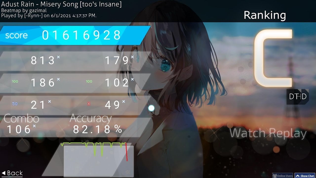Misery Song [too's Insane] DTHD First Pass - YouTube