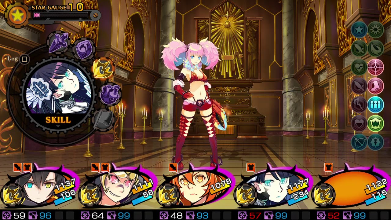 Demon Gaze 2 - Cancer boss battle (1st encounter, Hot Difficulty)